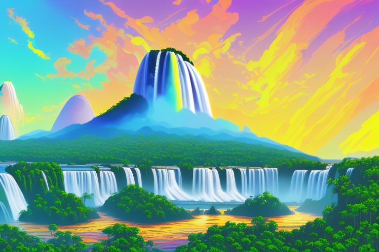 A vibrant brazilian landscape