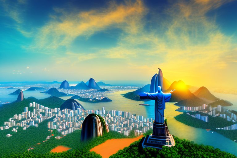 A scenic view of brazil