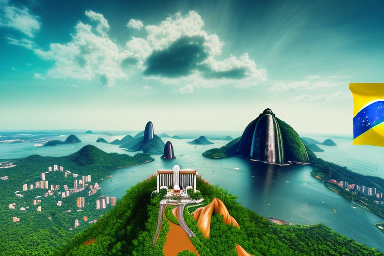 A scenic brazilian landscape