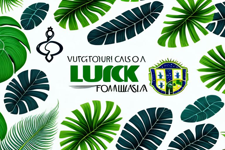 Various brazilian symbols of luck such as a figa charm