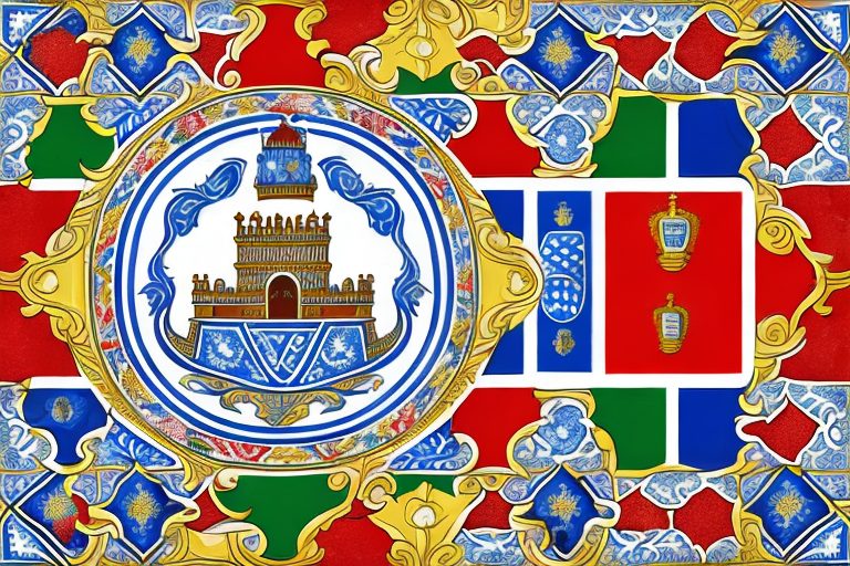 A portuguese-themed background