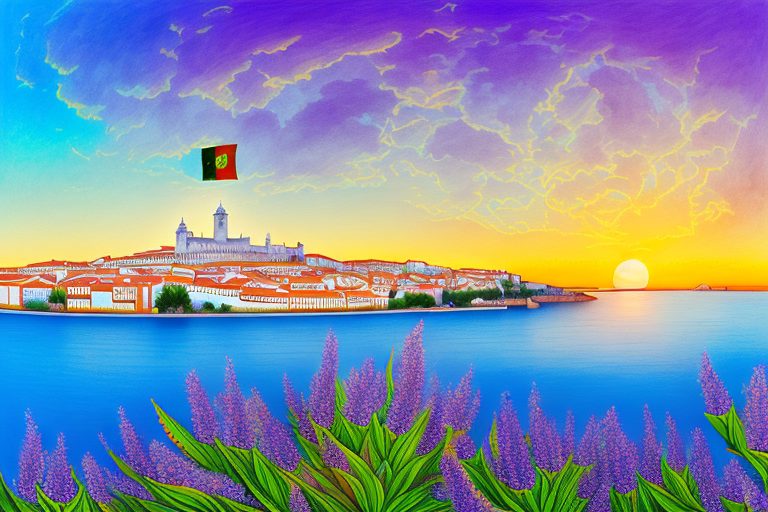 A vibrant scene in portugal