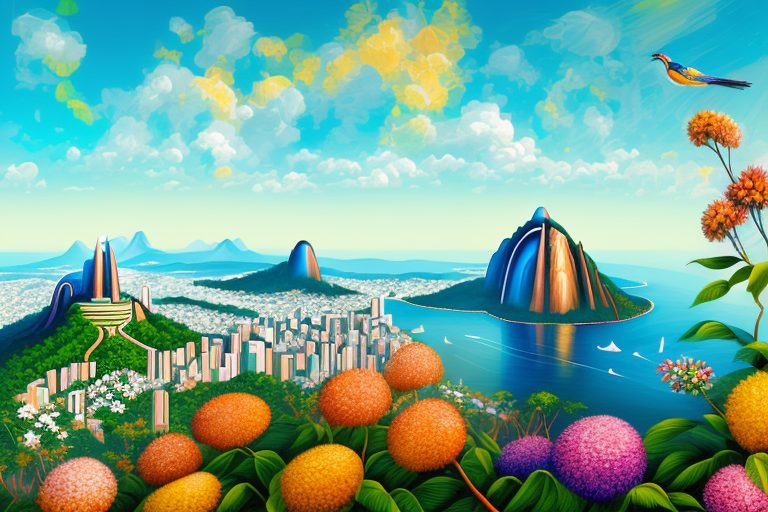 A vibrant scene in brazil