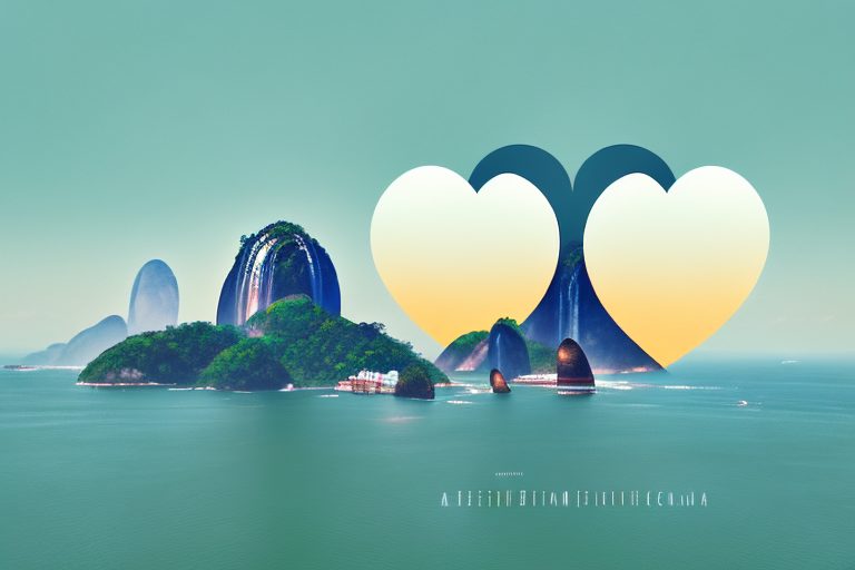 A scenic view of brazil's iconic landmarks