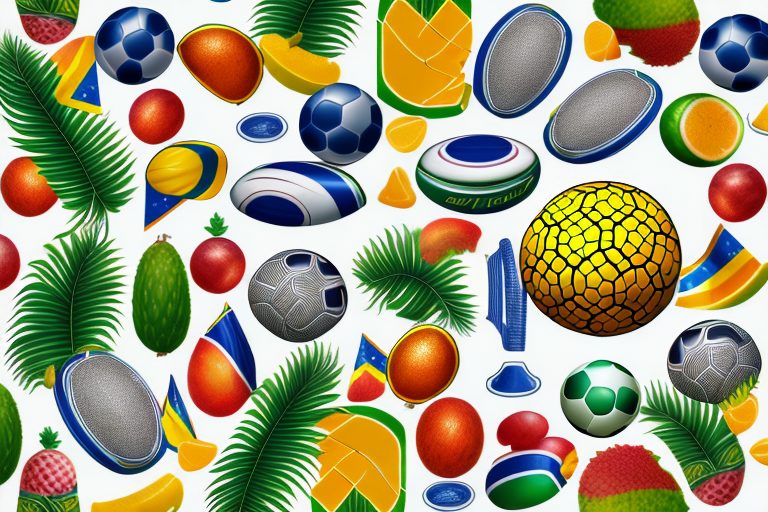 Various iconic brazilian objects